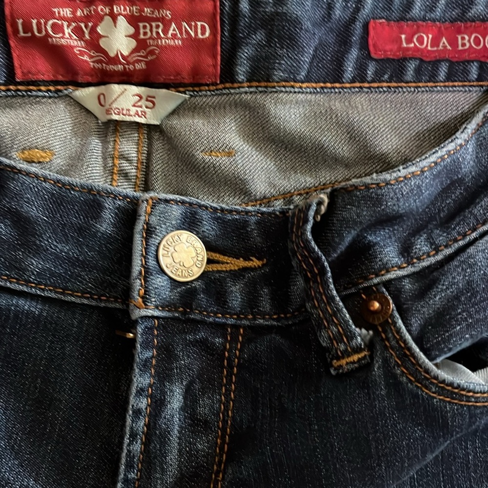 Women's Lucky Brand Lola Boot jeans - Picture 7 of 8